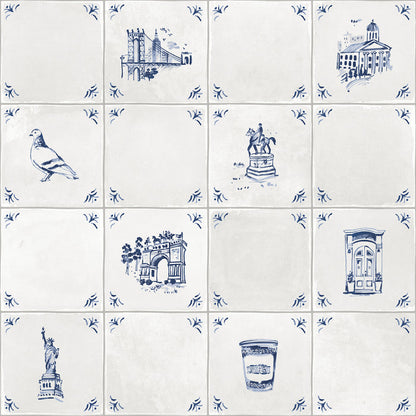 Navy / Single Roll (20.5in x 18.0ft)