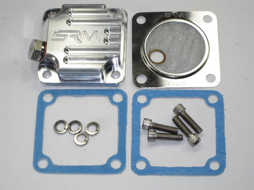 BSA 67-1285 A65 A50 A10 A7 sump plate w drain plug aluminum