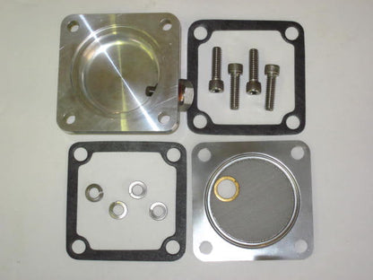 BSA 67-1285 A65 A50 A10 A7 sump plate w drain plug aluminum UK Made