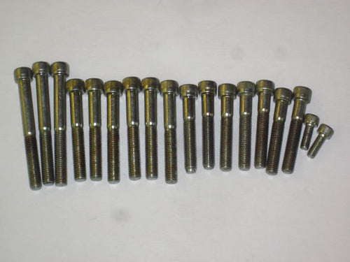BSA A65 650 500 allen screw set Stainless steel 1963 64 65 66 67 68 Engine set