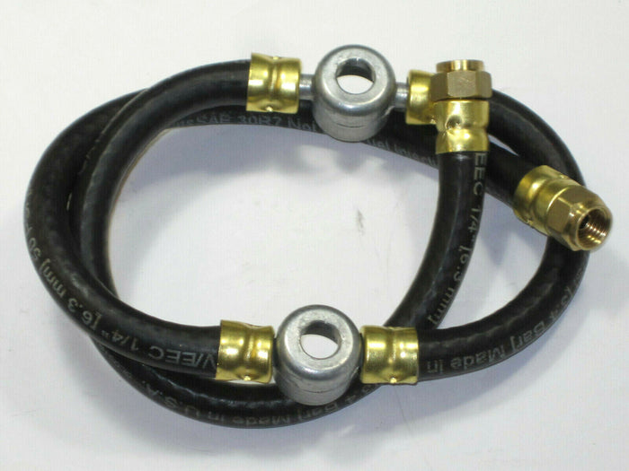 BSA A65 Fuel line assembly complete A50 dual carb 1968 69 70 71 Concentric Amal