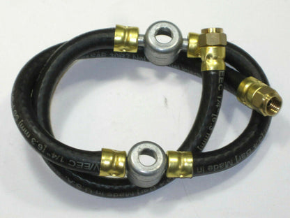BSA A65 Fuel line assembly complete A50 dual carb 1968 69 70 71 Concentric Amal