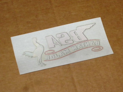 BSA Bantam varnish transfer decal Left Side