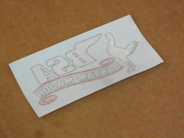 BSA Bantam varnish transfer decal Right side