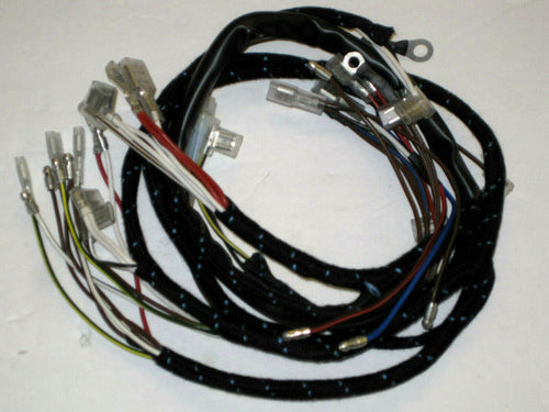 BSA wire harness MAIN A65 A50 unit twin 1968 1969 12v cloth covered UK made