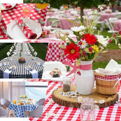 polyester tablecloths, round polyester tablecloths, checkered tablecloth, buffalo plaid tablecloth, buffalo check tablecloth#color_parent