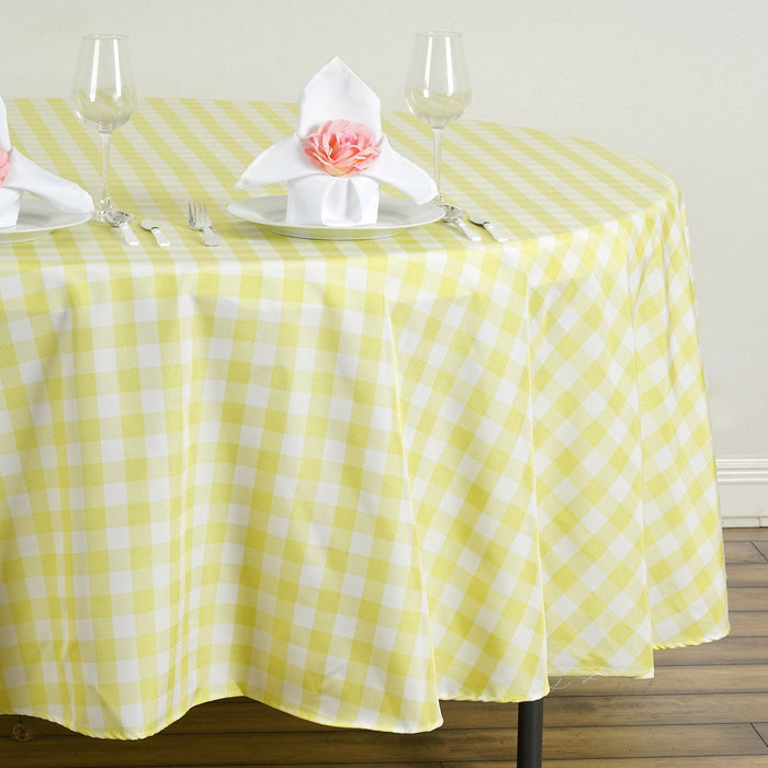 polyester tablecloths, round polyester tablecloths, checkered tablecloth, buffalo plaid tablecloth, buffalo check tablecloth#color_parent