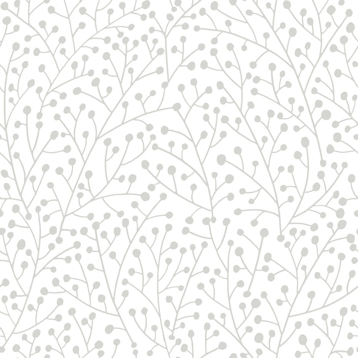 Cat Coquillette Berry Branches Peel and Stick Wallpaper by WallPops