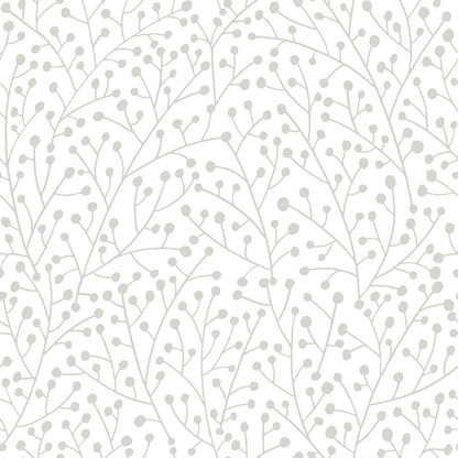 Cat Coquillette Berry Branches Peel and Stick Wallpaper by WallPops