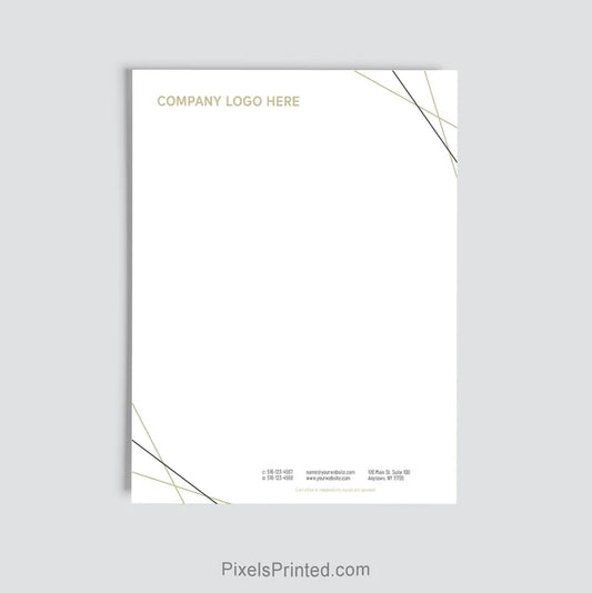Century 21 brokerage letterhead personalized with office information