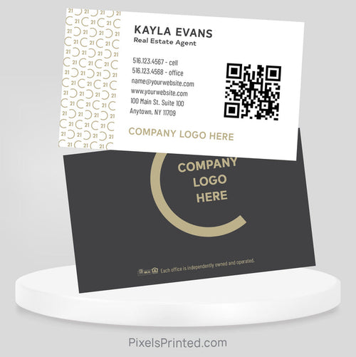 Century 21 real estate business cards Business Cards PixelsPrinted