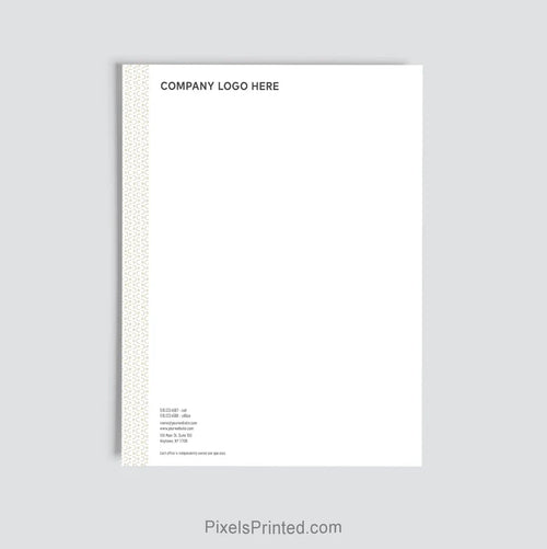 Century 21 real estate office letterhead personalized for brokerage use