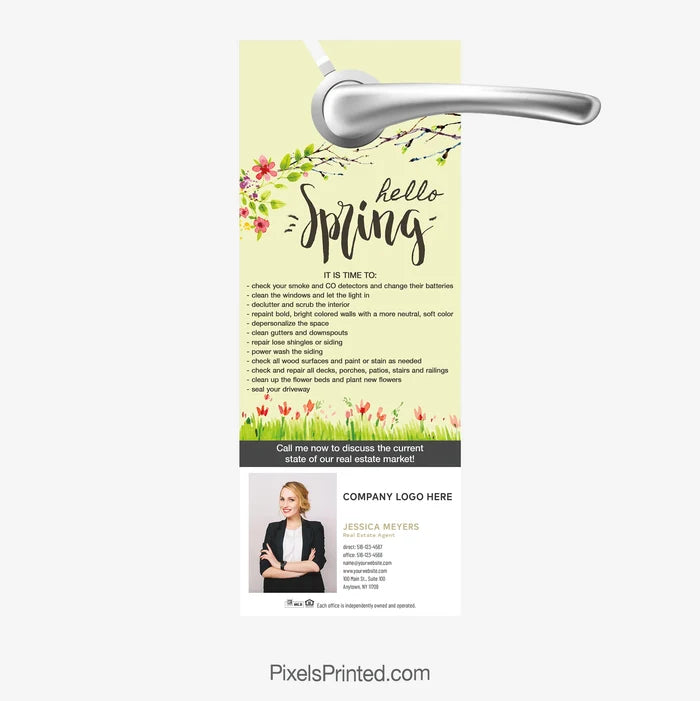 Century 21 real estate spring maintenance tips door hangers