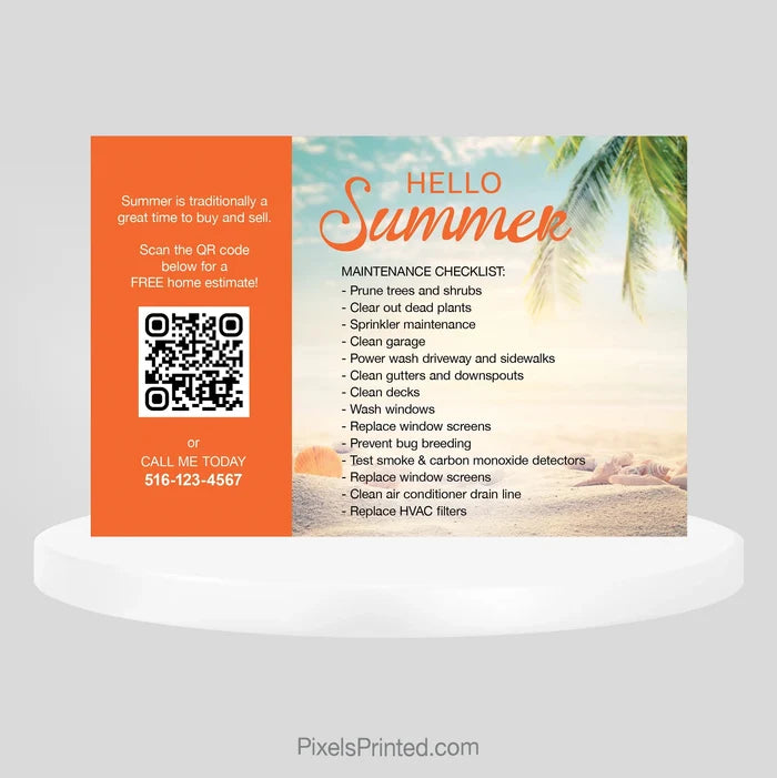 Century 21 real estate summer maintenance mailers PixelsPrinted