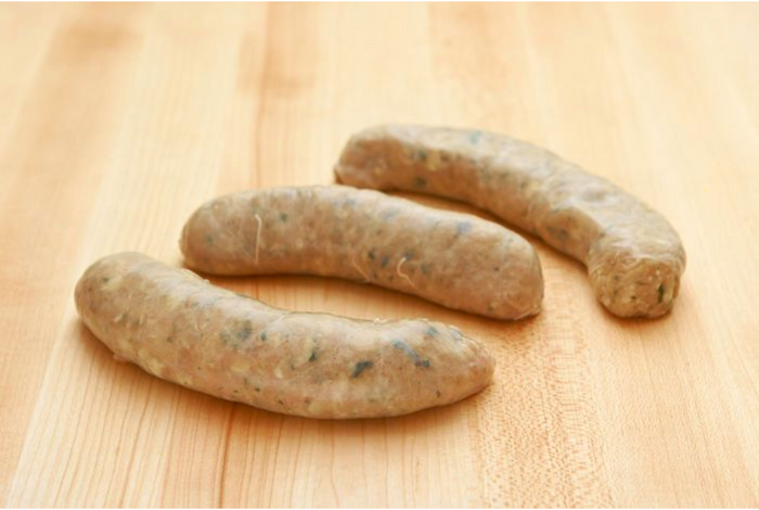 Chicken Sausages W/ Fresh Garlic & Plum Tomato