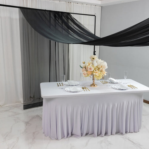ceiling drape, ceiling curtain, drape panel, chiffon drape, backdrop, backdrop curtain, flame resistant curtain, sheer curtain, sheer chiffon backdrop#color_parent