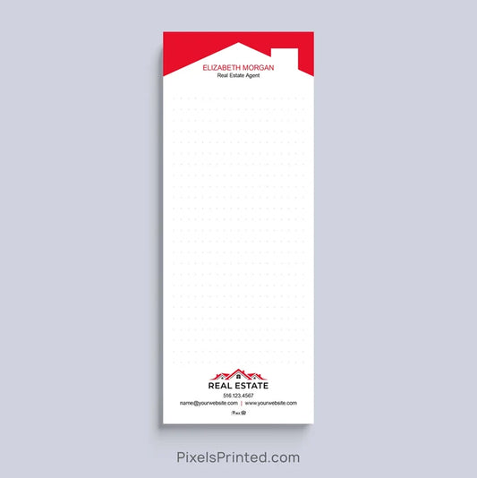 Personalized client appreciation real estate notepad with custom branding
