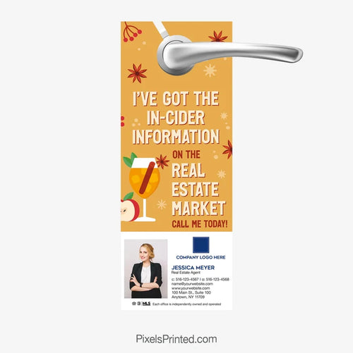 Coldwell Banker fall door hangers got the insider information on the real estate market