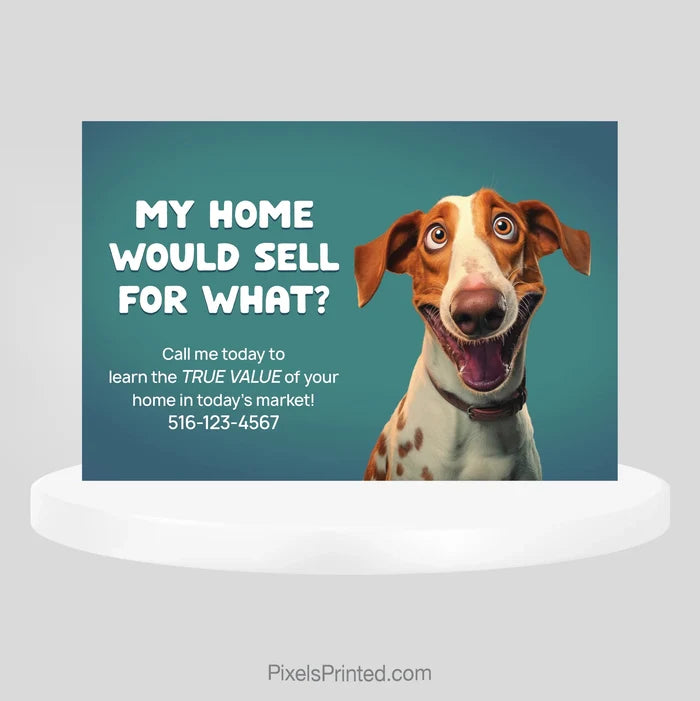 Coldwell Banker realty home valuation postcards PixelsPrinted