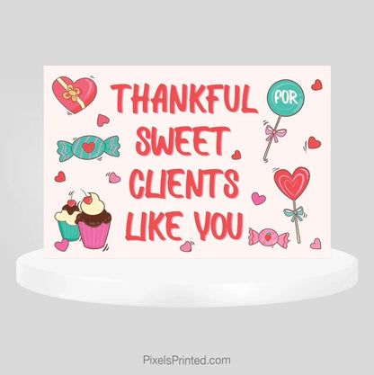 Coldwell Banker realty Valentine’s Day farming postcard PixelsPrinted