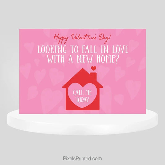 Coldwell Banker realty Valentine’s Day realtor outreach postcard PixelsPrinted