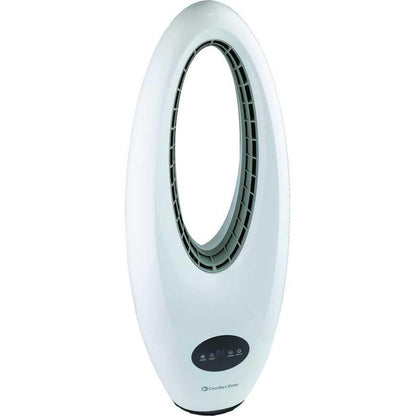 Comfort Zone Bladeless Oscillating Digital Tower Fan