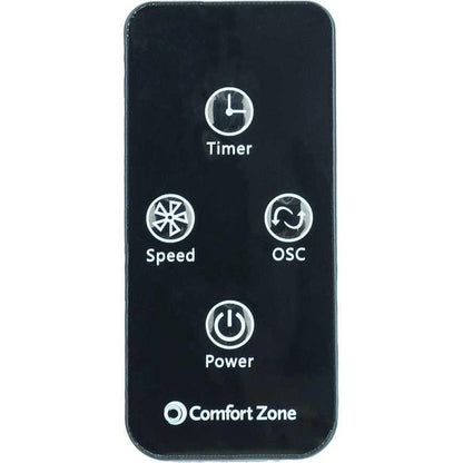 Comfort Zone Bladeless Oscillating Digital Tower Fan