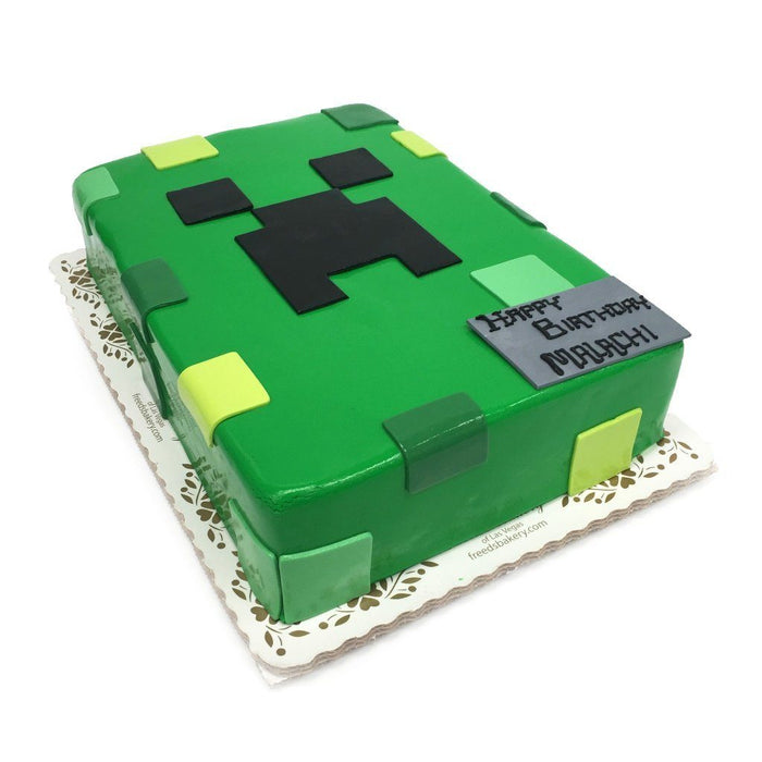Creeper Theme Cake Freed's Bakery