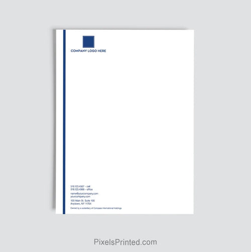 Coldwell Banker Realty agent letterhead personalized for office use