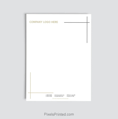 Century 21 agent letterhead personalized for a real estate brokerage