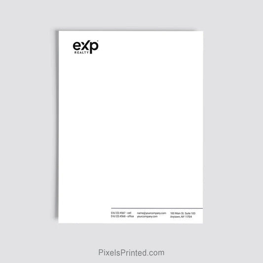 Personalized eXp Realty real estate letterhead for agents and offices