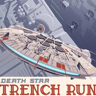 Death Star Trench Run