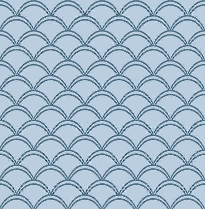 Deco Wave Peel and Stick Wallpaper by WallPops