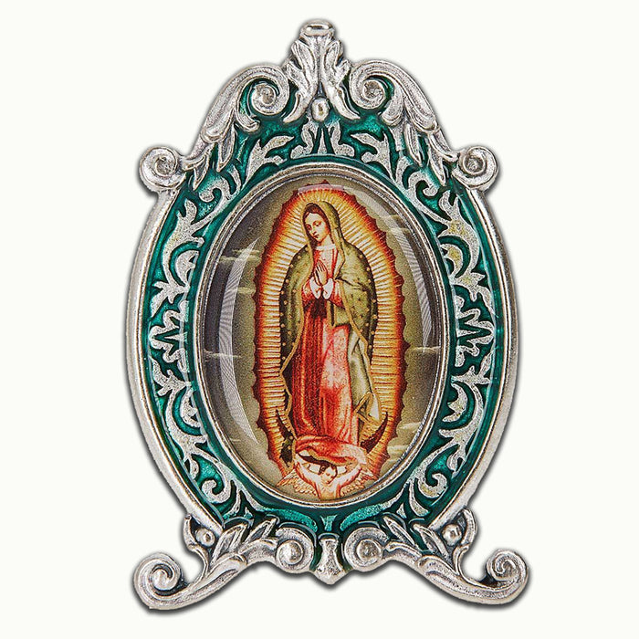 Desk Stand: Our Lady of Guadalupe