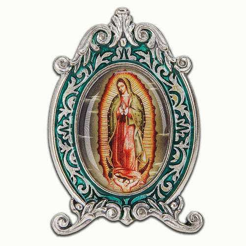 Desk Stand: Our Lady of Guadalupe