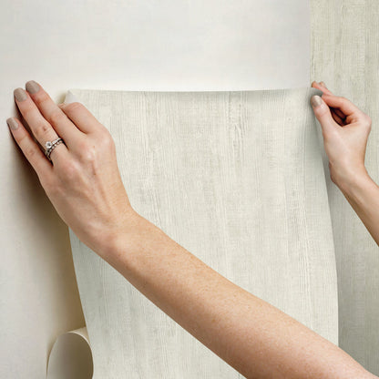 Dimensional Natural Wood Peel & Stick Wallpaper - how to stick