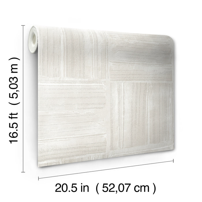 Dimensional Square Plaster Peel and Stick Wallpaper - dimensions