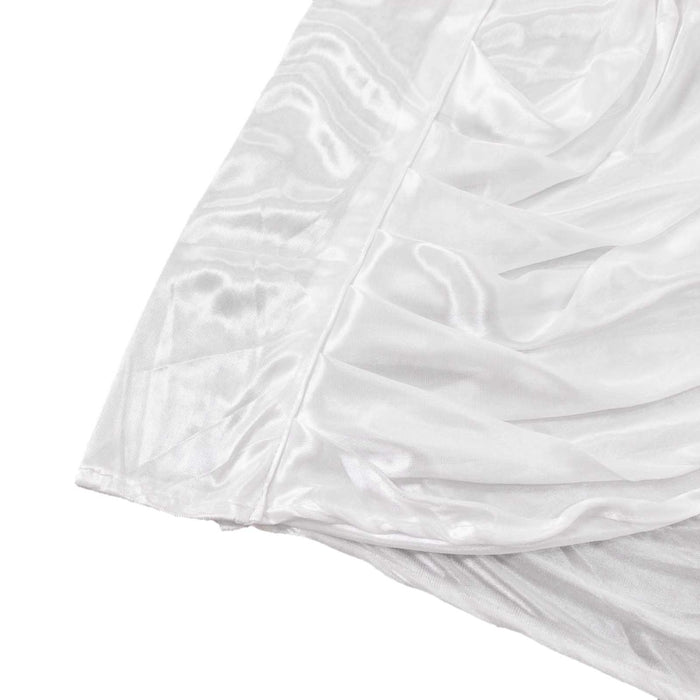 satin curtains, backdrop curtains, satin drapes, linen curtains, drapery panels#color_white