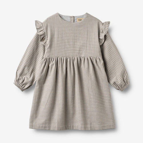Wheat Main Dress Gro Dress 0104 greybrown check