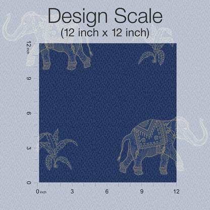 Elephant Walk Peel & Stick Wallpaper pattern close-up