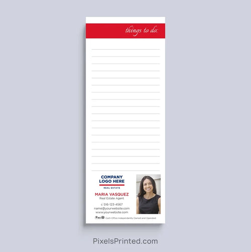 ERA Real Estate Things to Do realtor notepad with headshot