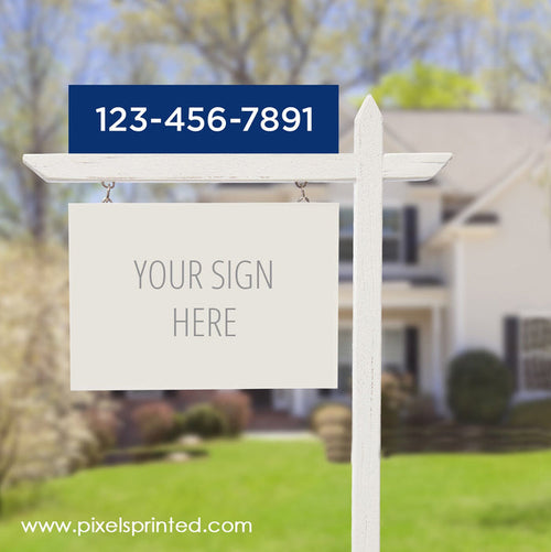 ERA real estate phone number sign riders PixelsPrinted