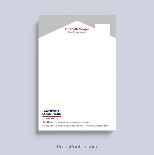 ERA Real Estate realtor notepad with house design and personalized branding