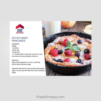 ERA real estate recipe postcards PixelsPrinted