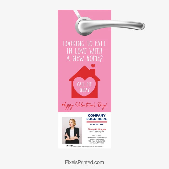 ERA Real Estate Valentine's Day Door Hanger Fall in Love with a Home