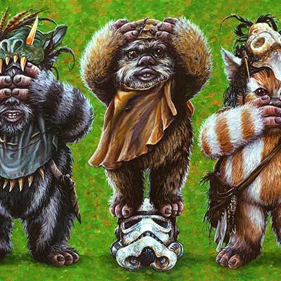 Ewok No Evil by Craig Skaggs | Star Wars