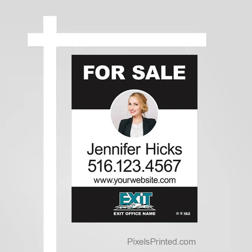 EXIT realty for sale sign panels PixelsPrinted