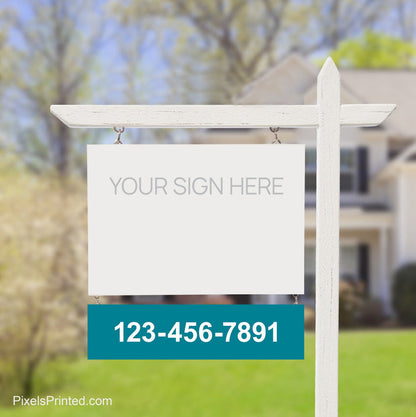 EXIT realty phone number sign riders PixelsPrinted