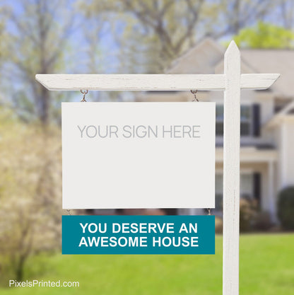 EXIT realty sign riders PixelsPrinted