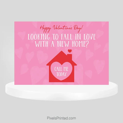 EXIT realty Valentine’s Day greeting postcard PixelsPrinted